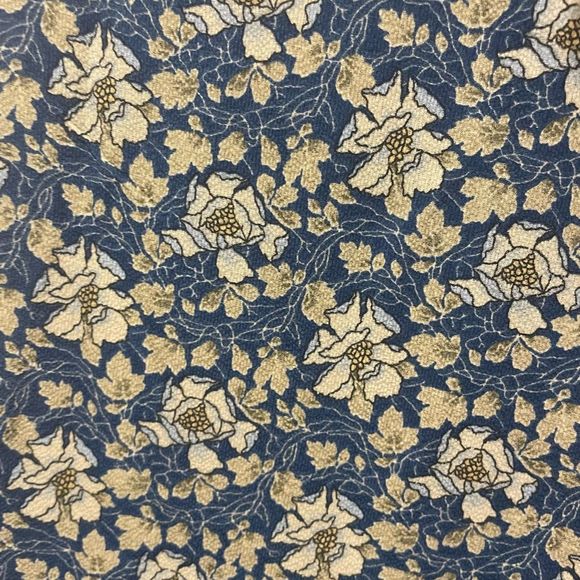 New Max Studio Blue Floral Sleeveless Wrap Dress Women’s Size Large Hi Low - Picture 7 of 7